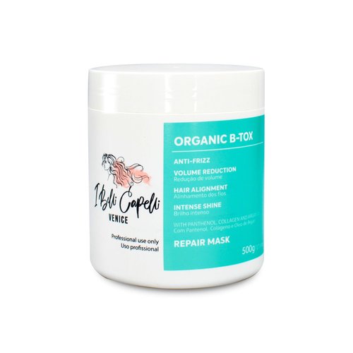Venice Botox Hair Treatment, 17.6 oz- Reduce Frizz, Smoothness, Rejuvenates Dry and Damaged Hair, Deep Hydration, Volume Control,-Formaldehyde-Free, Organic Hair Botox, 17.6 Oz (500 ml)
