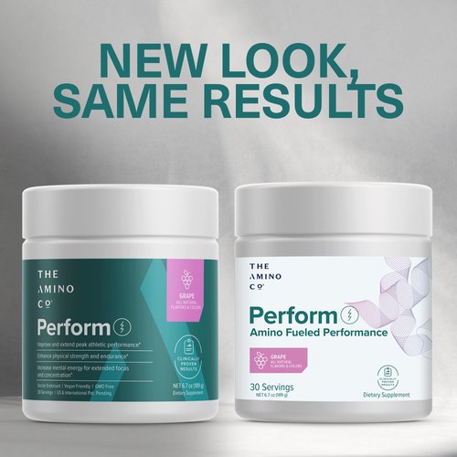 The Amino CO Life Essential Amino Acids Powder - EAA Supplement for Muscle Growth, Blood Pressure Support, Heart Health - Leucine and Citrulline for 40+ - Vegan, Non-GMO, Grape, 30 Servings