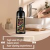 Hair Dye Shampoo 3 in 1, Hair Color Shampoo, Semi-Permanent Hair Color, Instant Dark Brown Hair Dye, Safe & Professional Hair Dye Shampoo, Easy To Use, For Salon & Home DIY 16.9 FL OZ (Dark Brown)