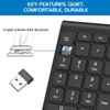 Foloda Wireless Number Pads, Numeric Keypad Numpad 22 Keys Portable 2.4 GHz Financial Accounting Number Keyboard Extensions 10 Key for Laptop, PC, Desktop, Surface Pro, Notebook