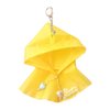 niannyyhouse 10cm~15cm Plush Doll Clothes Raincoat Dolls Dress Up Pendant (Yellow)