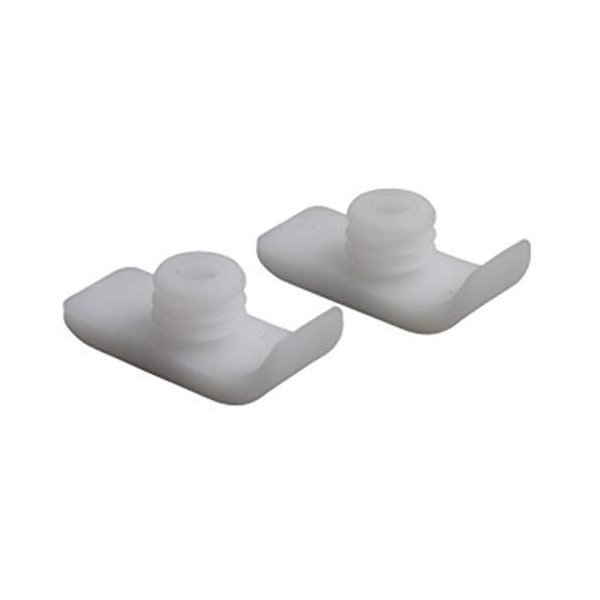 Tulimed - Walker Ski Glides - White - Universal Fit for Most 1" Walkers - Indoor/Outdoor Use - Ski Glides for Safety and Stability 1 Pair (2) White Walker Ski Gliders