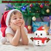 HGCYCF Christmas Red Snowman Building Blocks Set Compatible with Lego Advent Calendar 2024 Stacking New Toys Holiday Present Box New Year Xmas Gifts for Kids for Boys & Girls and Adults