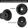 Shu-Ran Golf Cart Steering Wheel Adapter, Golf Cart Steering Wheel Adapter Hub Only For Club Car DS Golf Cart