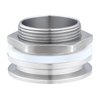 Worldwhere 2" Tri Clamp Bulkhead Compression Fittings,Stainless Steel 304 Homebrew Kettle Weldless Bulkhead