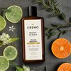 CREMO Rich-Lathering Italian Bergamot Body Wash, Notes of Italian Bergamot, Neroli Blossom, and Fresh Vetiver, 16 Fl Oz (Packaging May Vary)