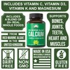 Plant Based Calcium - Red Marine Algae Calcium Supplement with Vitamin C, D3, K, Magnesium, and Whole Food Vegetable Blend. Vegan Capsules for Bones and Joints. 120 Calcium Pills, Tablets