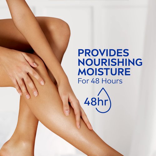 NIVEA Breathable Nourishing Body Lotion Fresh Fusion, Body Lotion for Dry Skin, 13.5 Fl Oz Pump Bottle