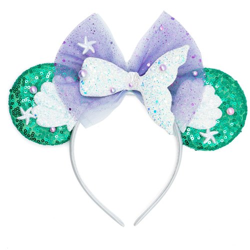 CZolden Mermaid Headband Glitter Headband Party Birthday Hair Accessories for Under the Sea Party Cosplay Halloween Christmas Party Favors
