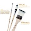 Artecho 32 PCS Paint Brushes for Acrylic Painting, Acrylic Paint Brushes for Oil, Watercolor, Acrylic, Gouache and Canvas Painting