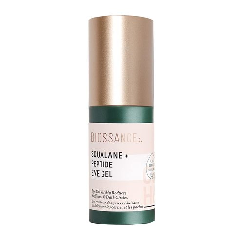 Biossance Squalane + Peptide Eye Gel - Ultra-Hydrating Under Eye Cream - Reduces Puffiness &amp; Dark...