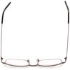 Foster Grant Men's T10 Rectangular Reading Glasses, Shiny Gunmetal/Transparent, 52 mm, 1.00