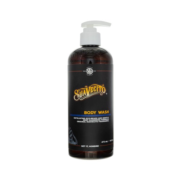 Suavecito Men's Body Wash 16 oz. Exfoliating Deep Cleaning Showering Original Fragrance