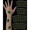240 Pieces Luminous Football Temporary Tattoos Stickers,20 Sheets Glow in The Dark American Football Themed Tattoos Stickers Party Decoration Supplies Party favors for Kids Adults