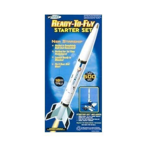 Estes 1852 NSA Starship Flying Model Rocket Starter Set Without Engines