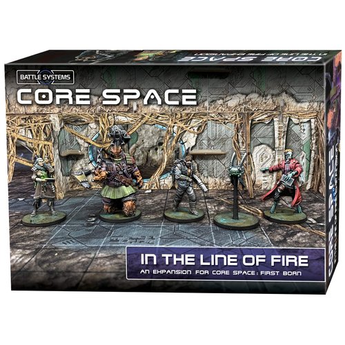 Battle Systems BSGCSE015 Core Space First Born Expansion- in The Line of Fire - 28mm Miniatures - Board Game - Modular 3D Terrain
