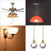 Ceiling Fan Pull Chain Chain Extender Extension for Ceiling Light Fan Chain 12 Inches Prism Ball Pendant Fan Pulls Set for Ceiling Light Lamp Fan Chain,2 Pcs (Gold)