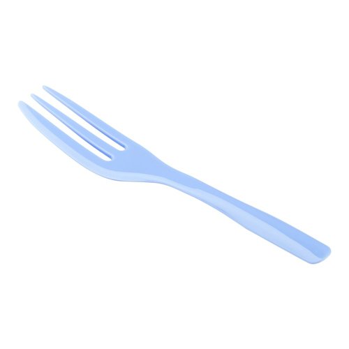 Restaurantware 4 Inch Cake Forks 100 Knife-Edged Premium Pastry Forks - Disposable Solid And Durable Periwinkle Plastic Sharp Edge Forks For Parties Bakeries Catering Services Gatherings