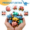 18Pcs Dinosaur Pull Back Cars Set for Kids Toddlers, Bulk Mini Racing Vehicles Toys Party Favors, Pinata Fillers, Goodie Bag Stuffers, Classroom Prizes for Boys Girls