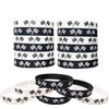 24 Racing Flag Rubber Bracelets Sports,Racing Dirt Bike ,Baby Shower Birthday Party Supplies Decorations Prize Goodie Bag Favors Silicone Wristbands