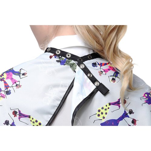 Makeup Artist Shortie Comb-Out Cape, Beauty Salon Styling Cape