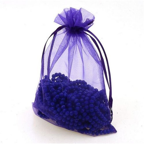 Ximkee Organza Wedding Party Favor Bags- Package of 100 (6"x9", Purple)