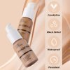 Foundation,Matte Foundation Concealer Full Coverage,Oil-Control &Waterproof Foundation Makeup For Women. (#102 Nude, 30ml)