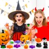 Waybla 36 PCS Halloween Squishies Toys Kawaii Cute Mochi Squishy Stress Reliever Anxiety Toys Halloween Toys for Halloween Party Favors Halloween Treat Goody Bag Filler Gifts