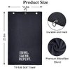 DYJYBMY Swing Swear Repeat Funny Golf Towel, Black, Microfiber, 15.7 x 23.6 in