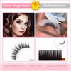SQYlashes Natural LashesCat Eye Lashes Wispy False Eyelashes Short - 14 Pairs, G80