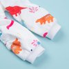 CuteBone Dinosaur Dog Pajamas Adorable Puppy Clothes Jumpsuit Pjs Pet Apparel Soft Fleece Cat Coat P01XS
