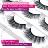 Eliace Lashes 30 Pairs | Luxury 6D Mink Eyelashes Wholesale Bulk 10 Styles Mixed - Professional Makeup Fake Eyelashes Cat Eyes & Full Fluffy False Eyelashes Natural Mink Strip Lashes Pack
