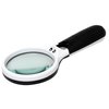 Magnified 3 X 45X 3 LED Light Handheld Magnifier Reading Magnifying Glass Lens Loupe Hobbyists Everyday Use