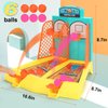 Beria Tabletop Basketball Game Toys - Basketball Toys, 2-Player Desktop Basketball Party Favors, 6 Balls, Indoor Basketball Shooting Game for Kids and Adults, Gift for 8-12 Year Old Kids Boys/Girls
