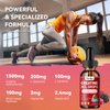 Creatine HCL Liquid Drops for Men & Women, Creatine Hydrochloride with L-Carnitine, L-Glutamine, BCAA, Vitamin B12 & B6 for Muscle Growth & Recovery-Vegan, Mixed Berry Flavor Flavor, 4 Fl Oz
