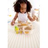 Hape Gourmet Play Kitchen Starter Accessories Wooden Play Set| 13 PCs Pretend Cookware Plates Dishes Play Kitchen Sets for Kids