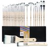 Artecho 32 PCS Paint Brushes for Acrylic Painting, Acrylic Paint Brushes for Oil, Watercolor, Acrylic, Gouache and Canvas Painting