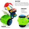 Tipmant Baby Toddler Electric Tricycle Toy Cartoon Motorcycle Vehicle Stunt Performance, Music, Lights, Kids Birthday Gifts (Boy)