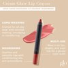 Glo Skin Beauty Cream Glaze Lip Crayon | New Neutral Shades, Earthy Neutral Rose (Trademark)