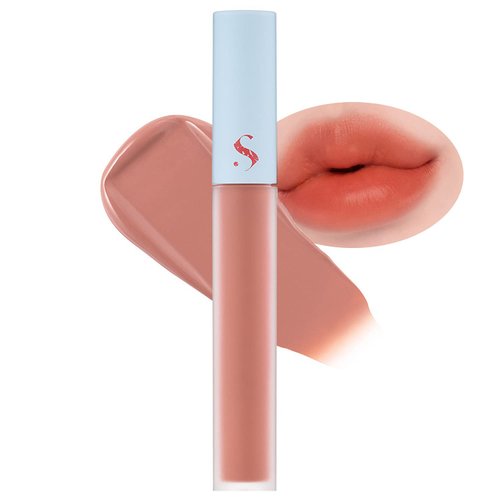 SAAT INSIGHT All-Time Mood Velvet Tint 4g (9AM) - Velvet Matte Highly Pigmented Lip Stain for Smudge-proof and Lasting Lip Makeup, Moisturizing Lip Gloss for Dry and Flaky Lips