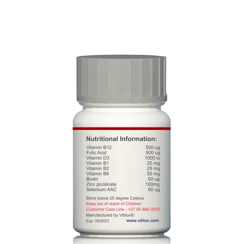 Vitiligo Vitilox® Lip Balm and T-Cell-V Immune Therapy Capsules