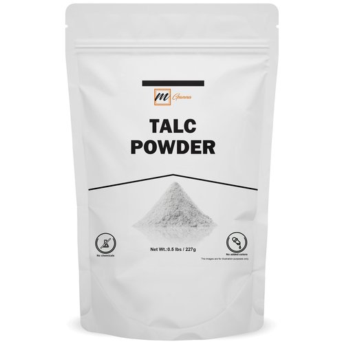 mGanna 100% Natural Talc Powder for Facial Make-up, Absorption, Lubrication, and Multi-Purpose 0.5 LBS / 227 GMS
