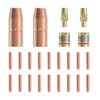 YESWELDER MIG Welding Gun Accessory Kit .035" Tip-Nozzle-Diffuser for Miller Millermatic M-25/M-40 Hobart Torch