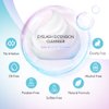 "AuReve Eyelash Extension Cleanser Lash Shampoo Foam, Eyelid Cleanser for Makeup Remover Eyelash Care, Paraben & Sulfate Free for Salon and Home Use (Rose 600ml)"