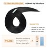 YILITE Tape in Hair Extensions Human Hair Jet Black #1 20 inches 20pcs 50g/pack Straight Seamless Skin Weft Invisible Tape in Human Hair Extensions (20Inche Jet Black #1)