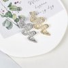 TEBIEKOY Snake Hair Pins with Sparkly Rhinestones Hair Clips, 4 Pcs Alloy Snake Hair Clips Set, Crystal Hair Accessories Headdress for Girls and Women