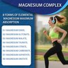 Magnesium Complex 1000mg with 8 Forms – Glycinate, Citrate, Malate, Taurate for Absorption – Supports Bone, Muscle, Energy & Recovery – Vegan, Non-GMO, 90 Capsules (1)