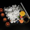 URIMPAVIDO 82PCS Plastic Gears Set Motor Gear Accessories for DC Motor DIY Model Toys RC Car Robot Gear Replacement Module 0.5 Gears Axle Tire Gear Belt Bushings Rack DIY Set