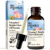 Sky Organics Bright Glow Face Serum, Vitamin C Serum, Rejuvenate Dull Skin, Hydrating, Promotes Brighter-looking Complexion, Skin Care with Vitamin E, Organic Jojoba Oil & Rosehip Oil, 1 fl oz