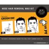 Groomarang Adios Nose Hair Removal Wax Kit Nasal & Ear Hairs - Painless, Effective And Safe